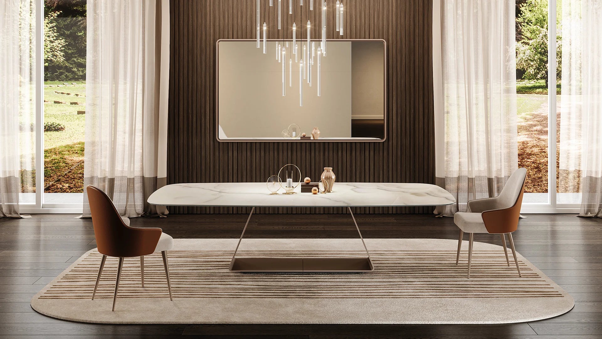 Oh 72 tavolo fisso piano bevel wood