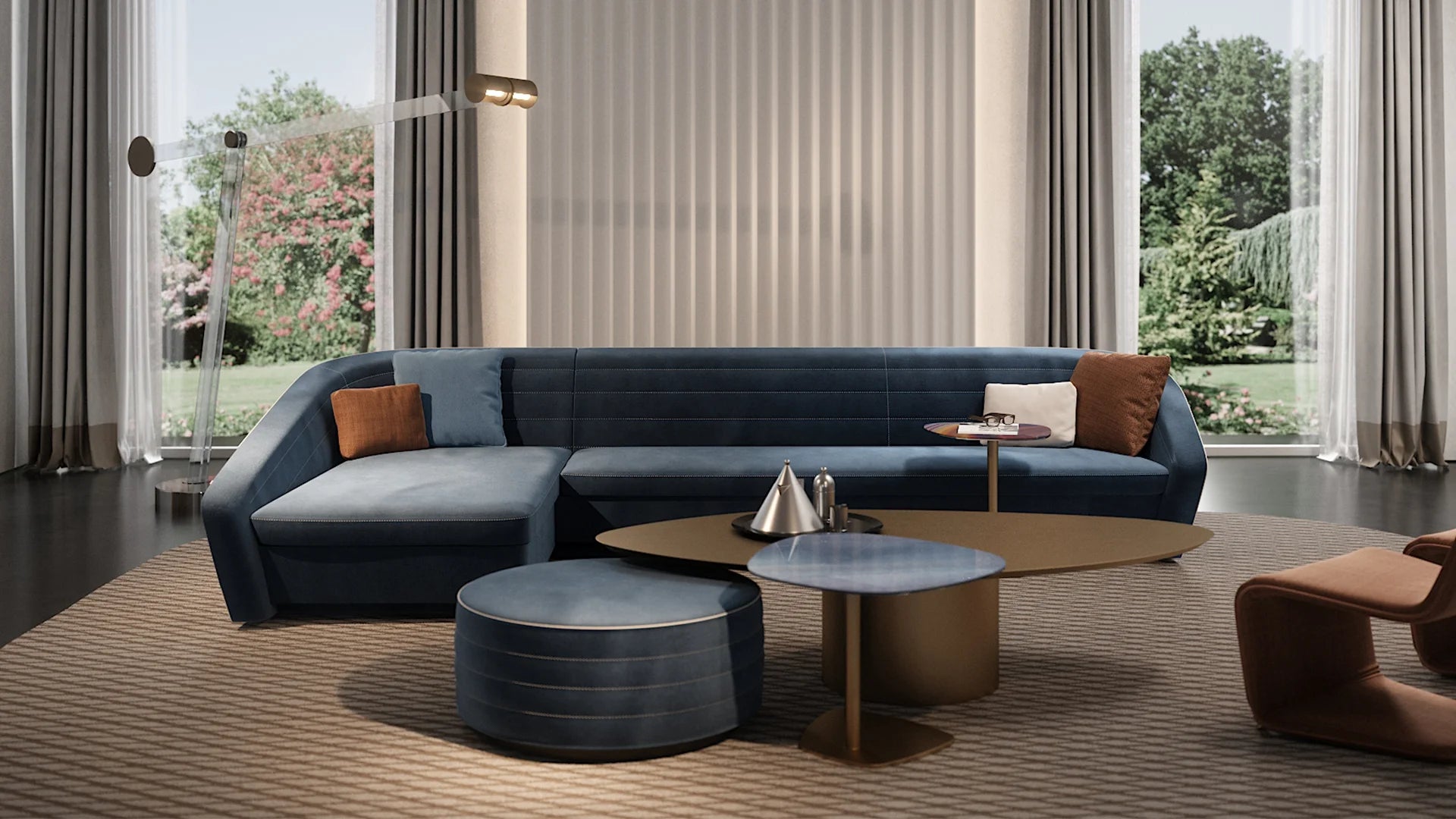 Granturismo Sofa divano pelle nabuk