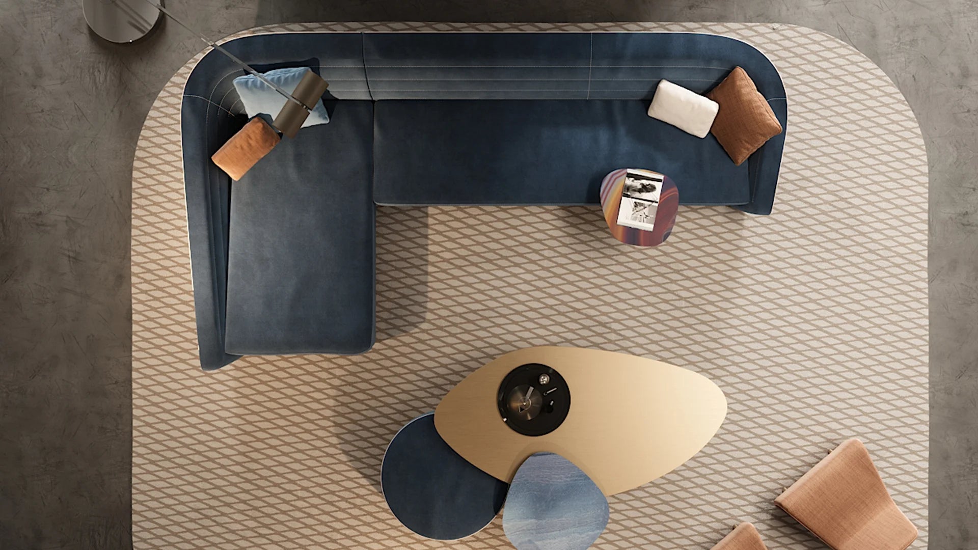 Granturismo Sofa divano pelle nabuk