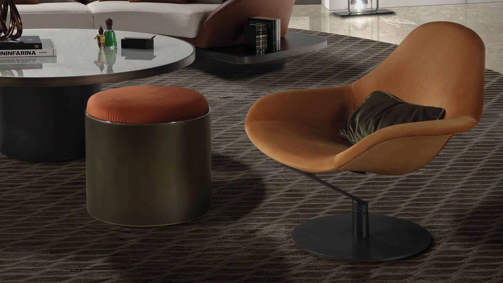 Zenith poltrona pelle nabuk