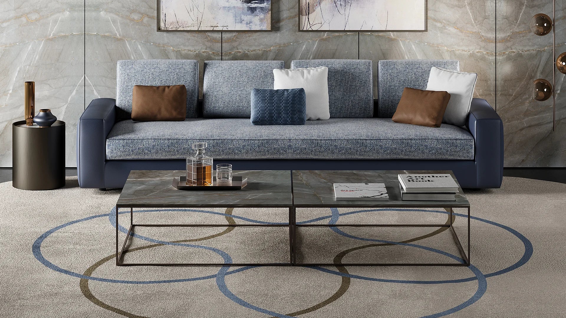 Kubo 40 tavolino top marmoreflex