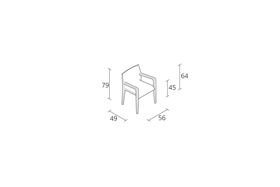 Laleggera armrest sedia