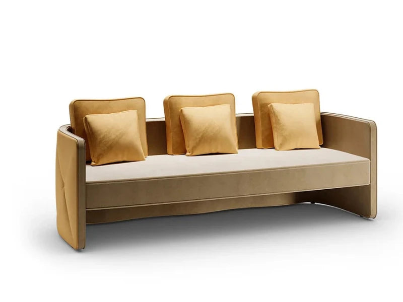 Aura Sofa divano pelle nabuk