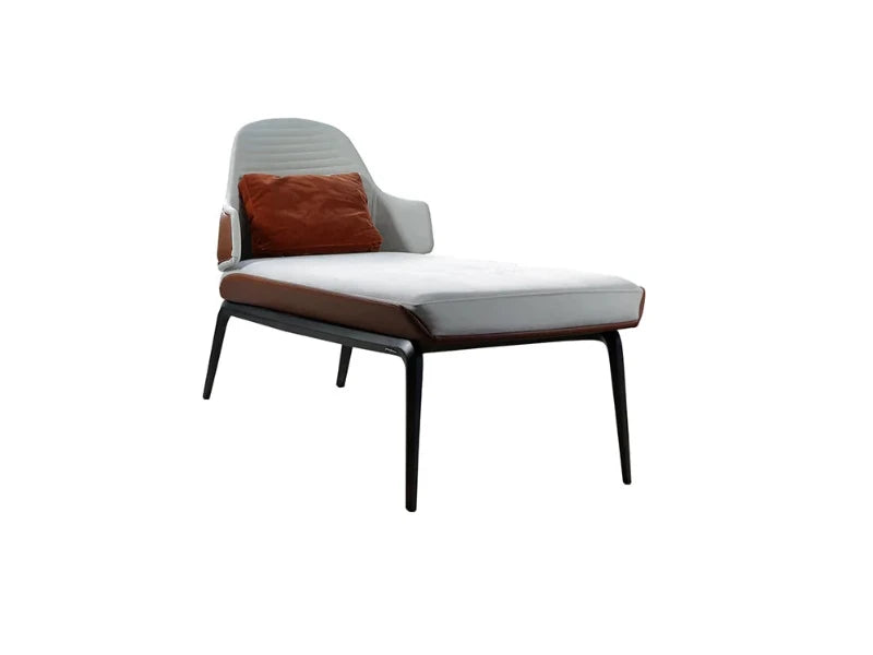 Vela chaise longue pelle colorata