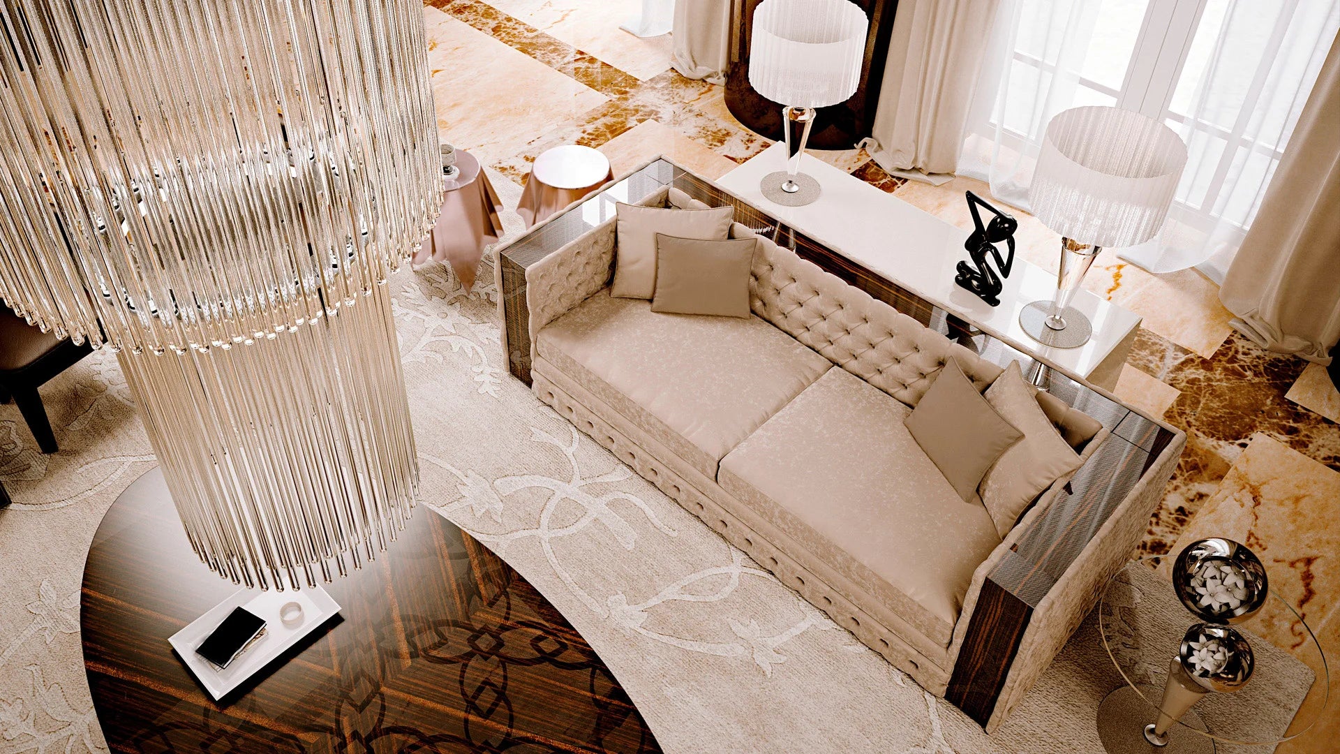 Ca'D'Oro Sofa divano pelle nabuk