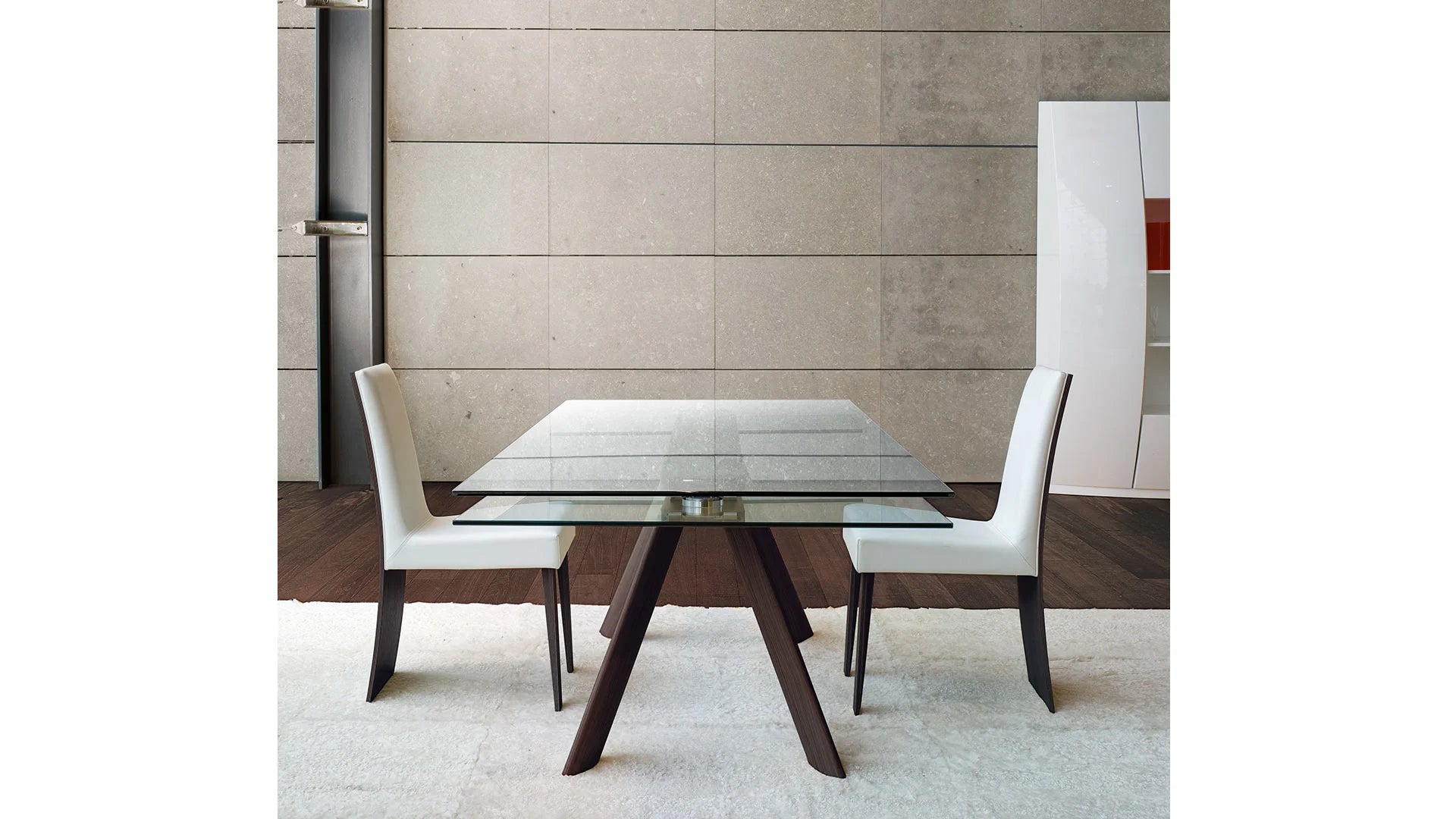 New York 1 sedia pelle nabuk