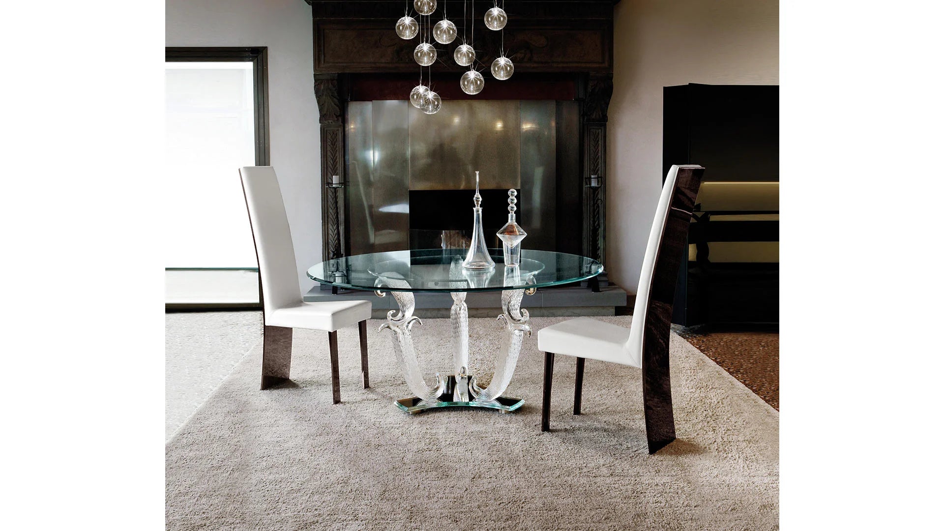 New York 2 sedia pelle nabuk