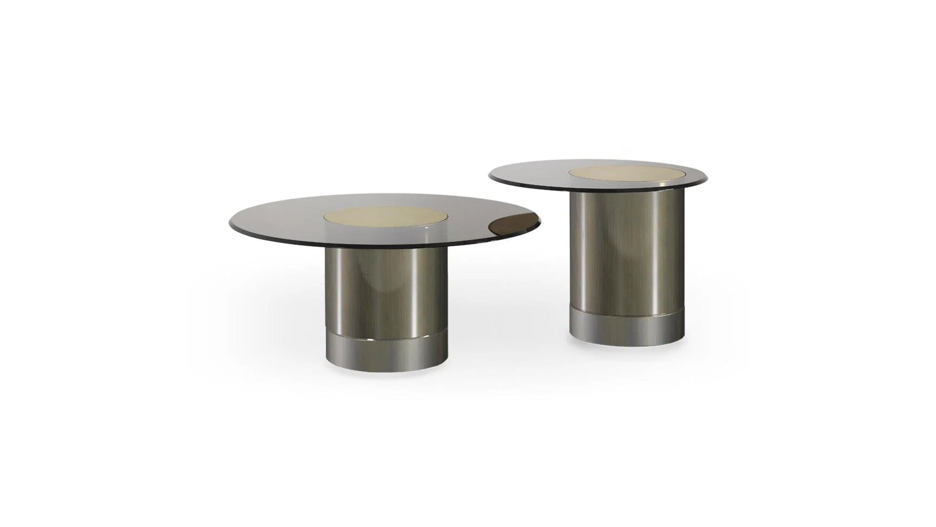 Tau 40 Steel tavolino cover top legnoreflex