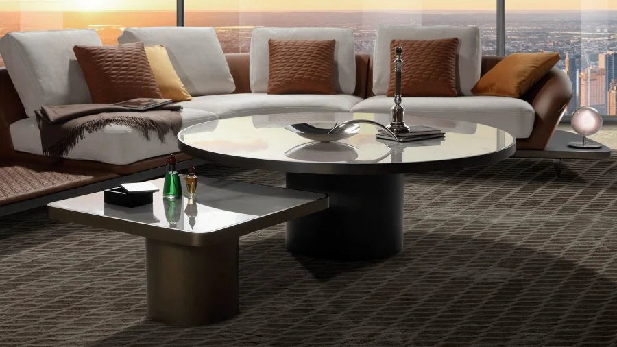 Tau 40 Steel tavolino cover top legnoreflex