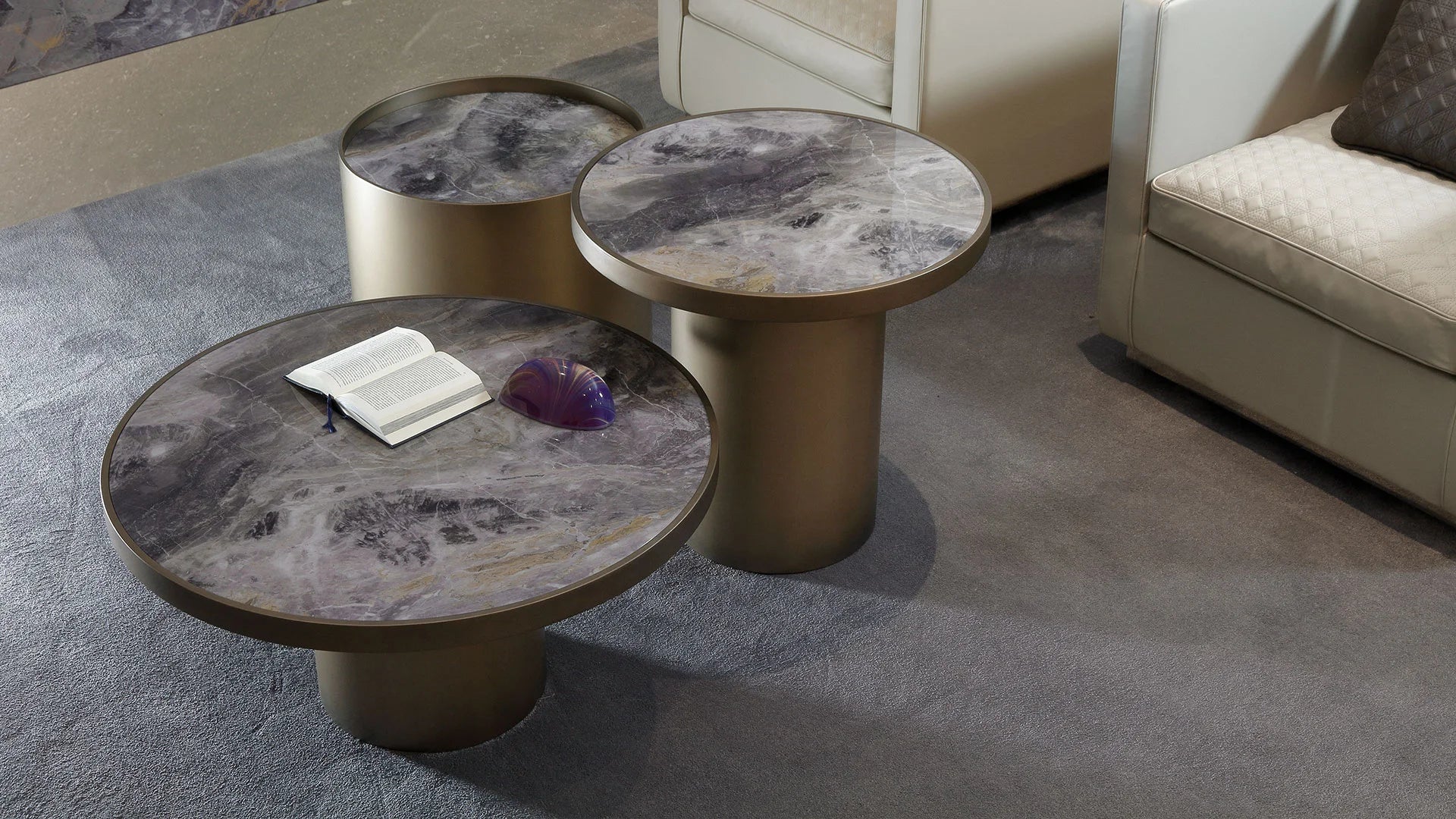 Tau 40 Steel tavolino cover top legnoreflex