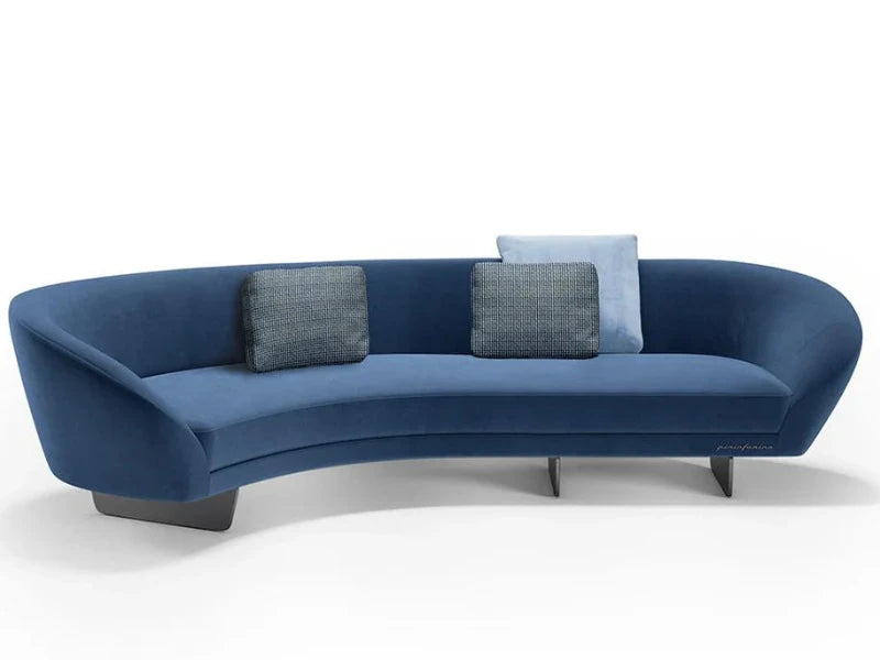 Segno Sofa Lounge divano pelle nabuk