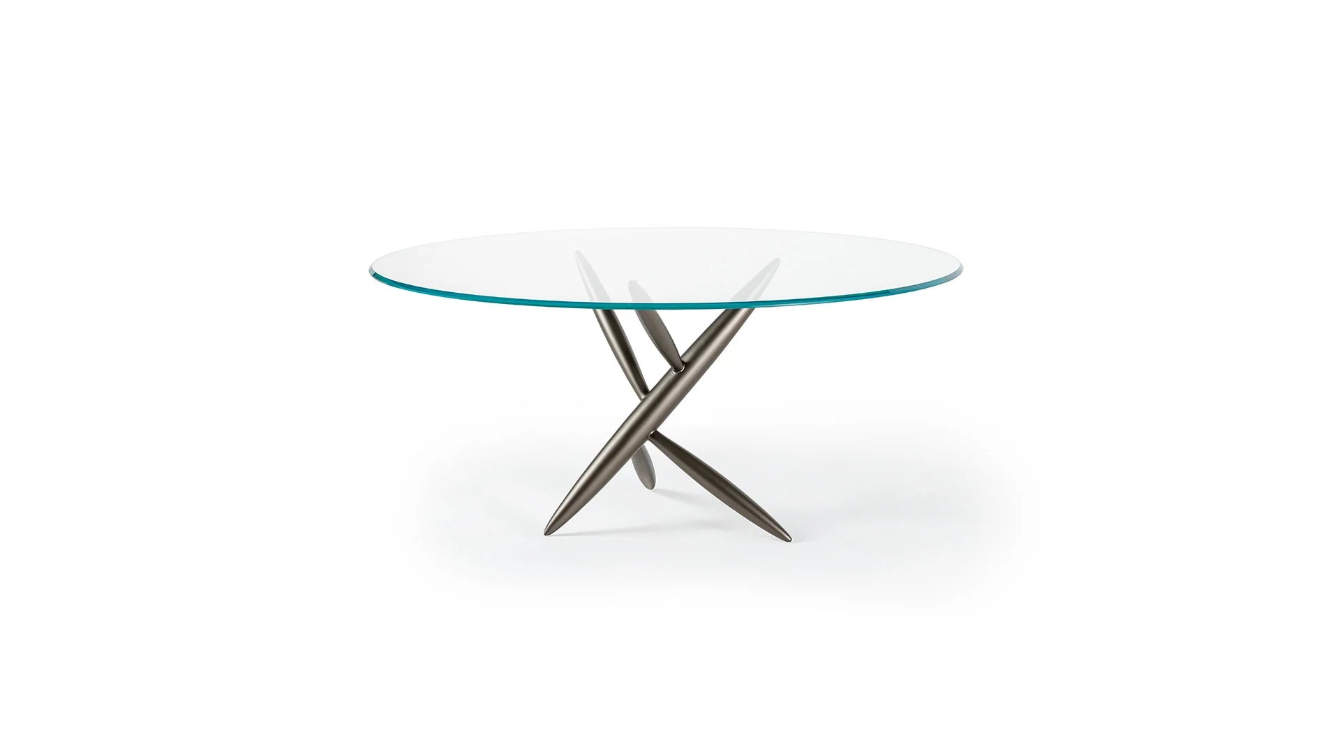 Pitto 72 tavolo piano vetro