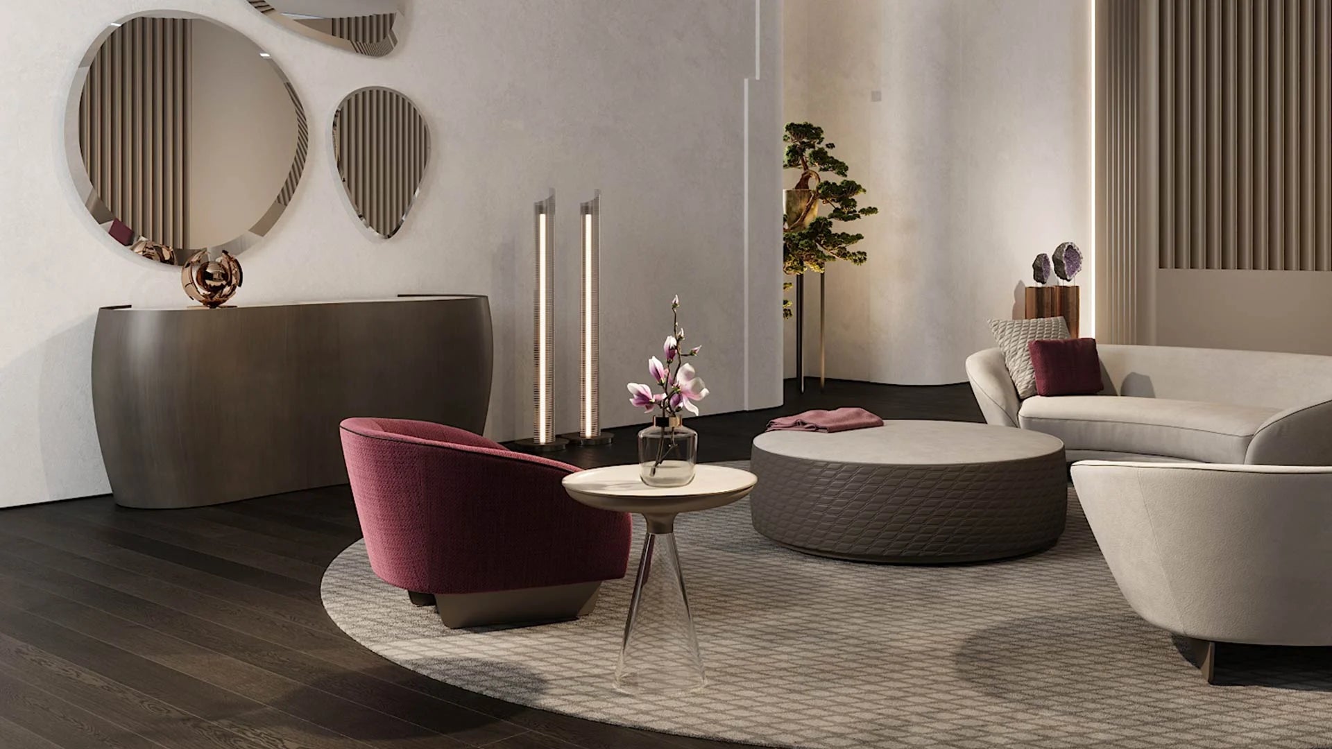 Segno poltrona tessuto super