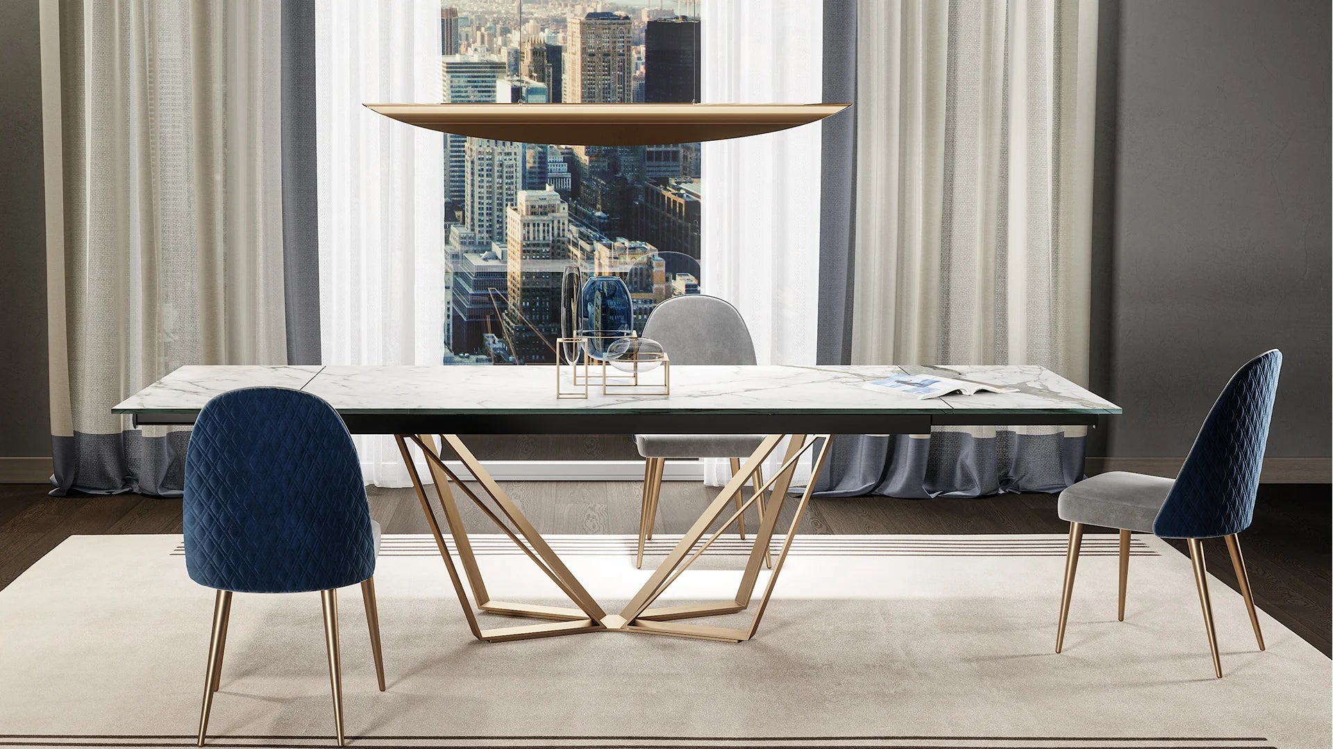 Papillon 72 tavolo allungabile piano legnoreflex