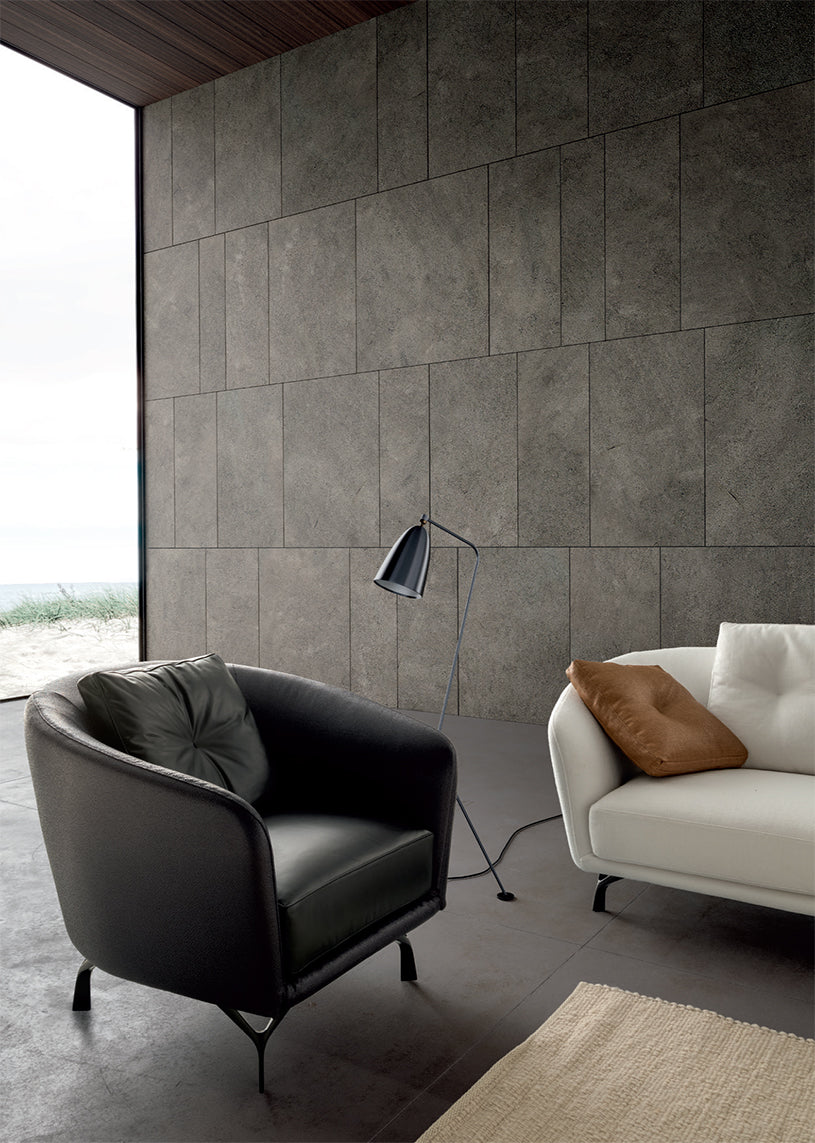 Ethos poltrona pelle rustik nabuk