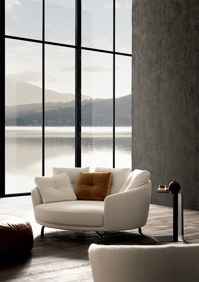 Ethos poltrona pelle rustik nabuk