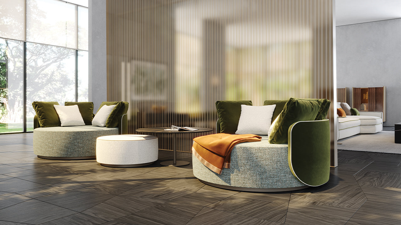 Hug poltrona pelle nabuk