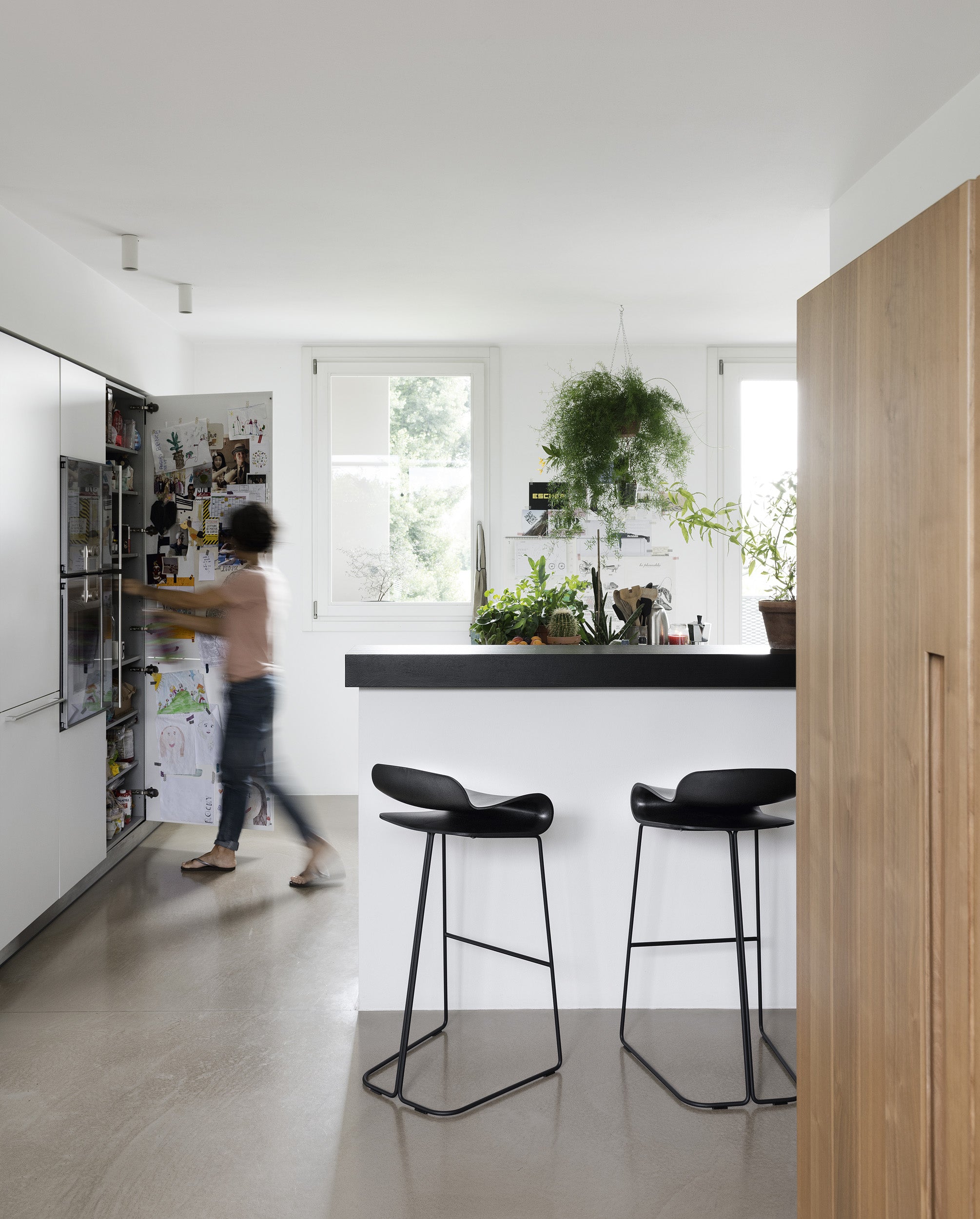 BCN Sedia e sgabello indoor/outdoor base su slitta