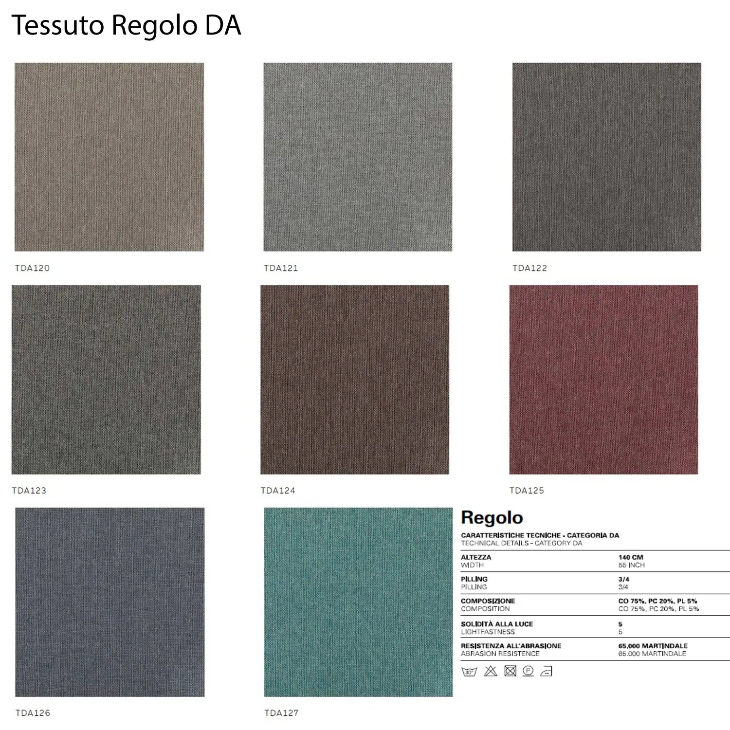 Fred sedia tessuto DA