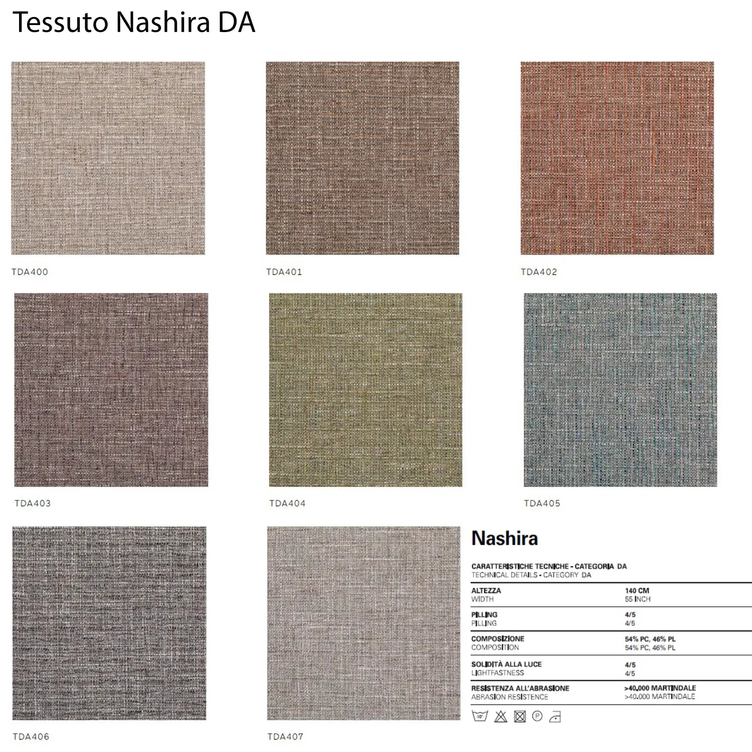 Fred sedia tessuto DA