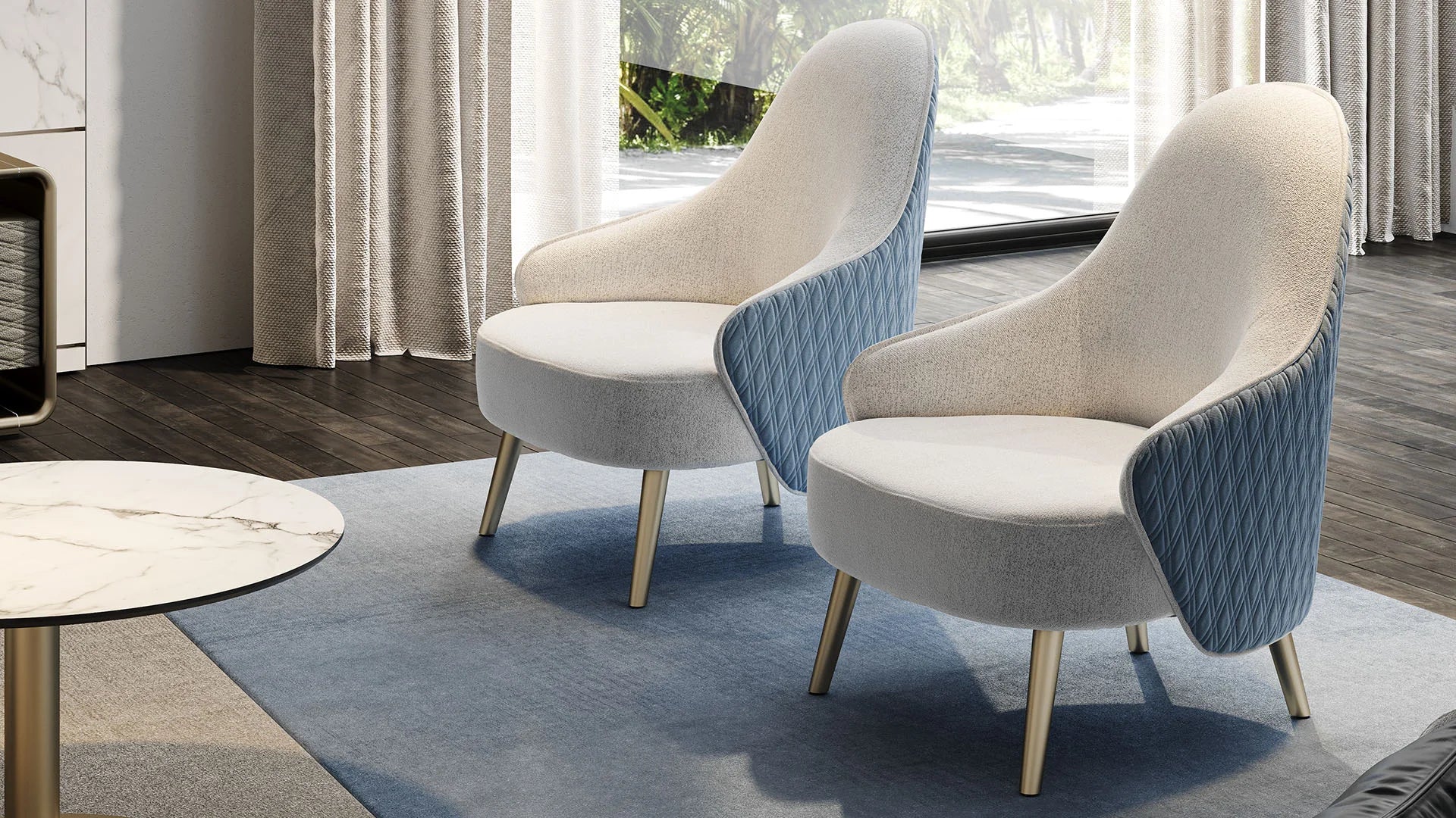 Ludwig poltrona pelle nabuk