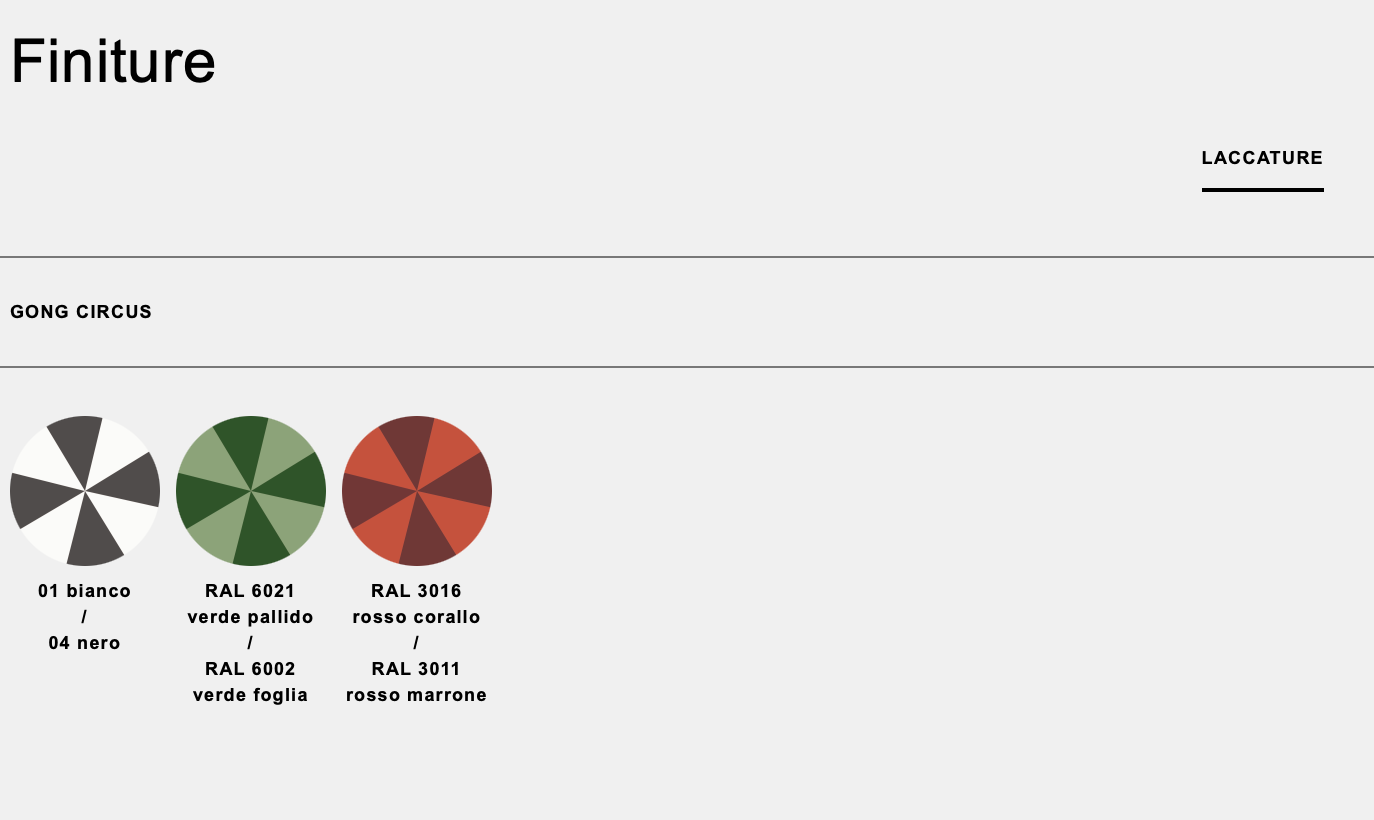 Gong Circus tavolino