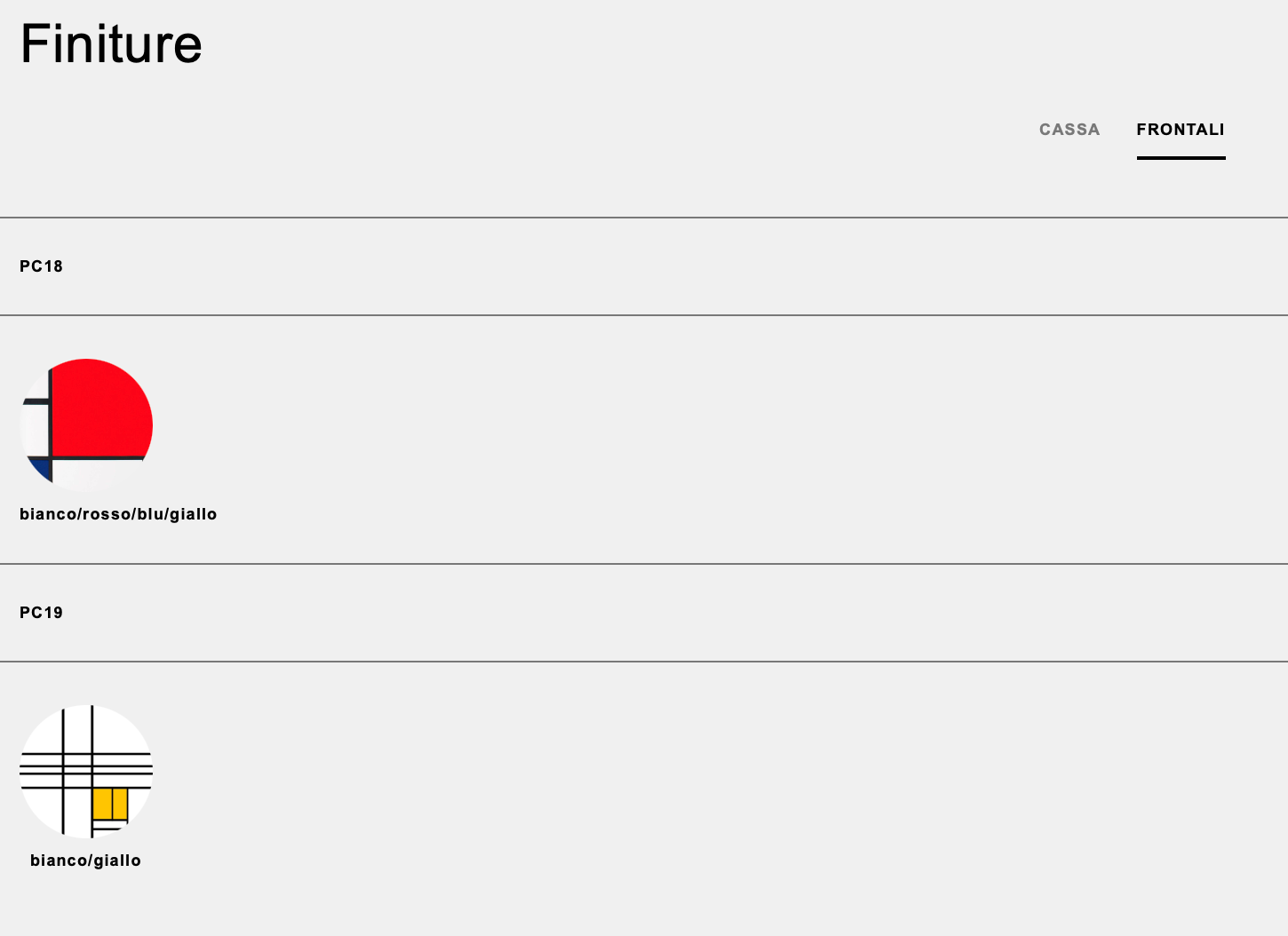 Homage To Mondrian mobile contenitore