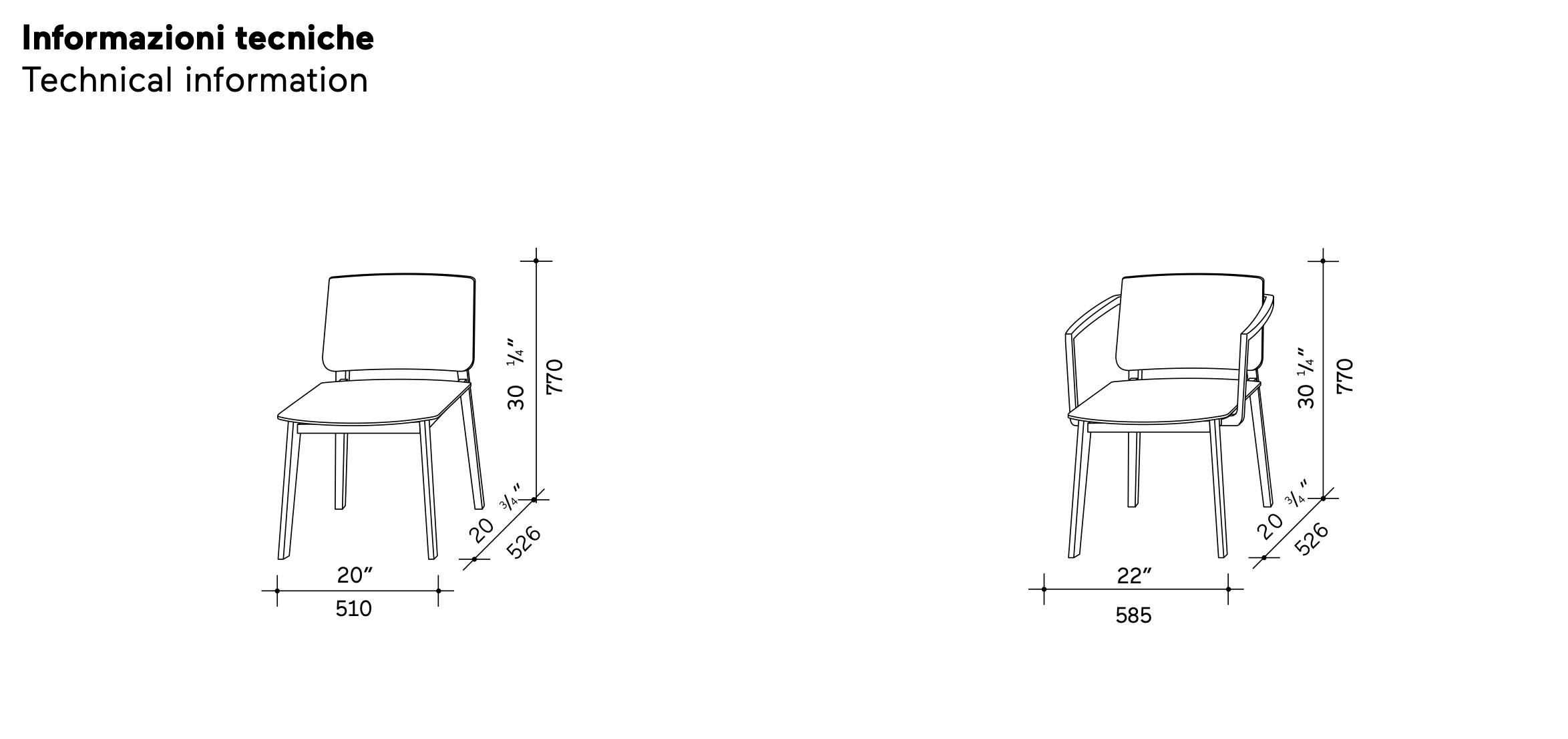 Hati sedia e poltroncina