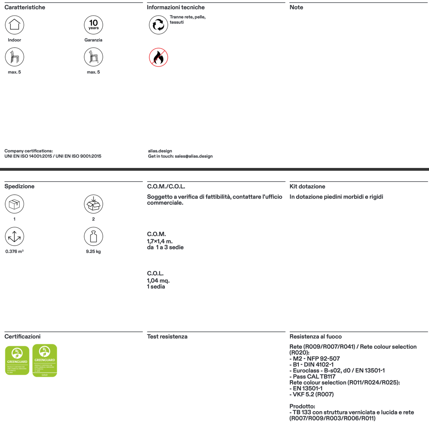 Bigframe 44 Armrest sedia
