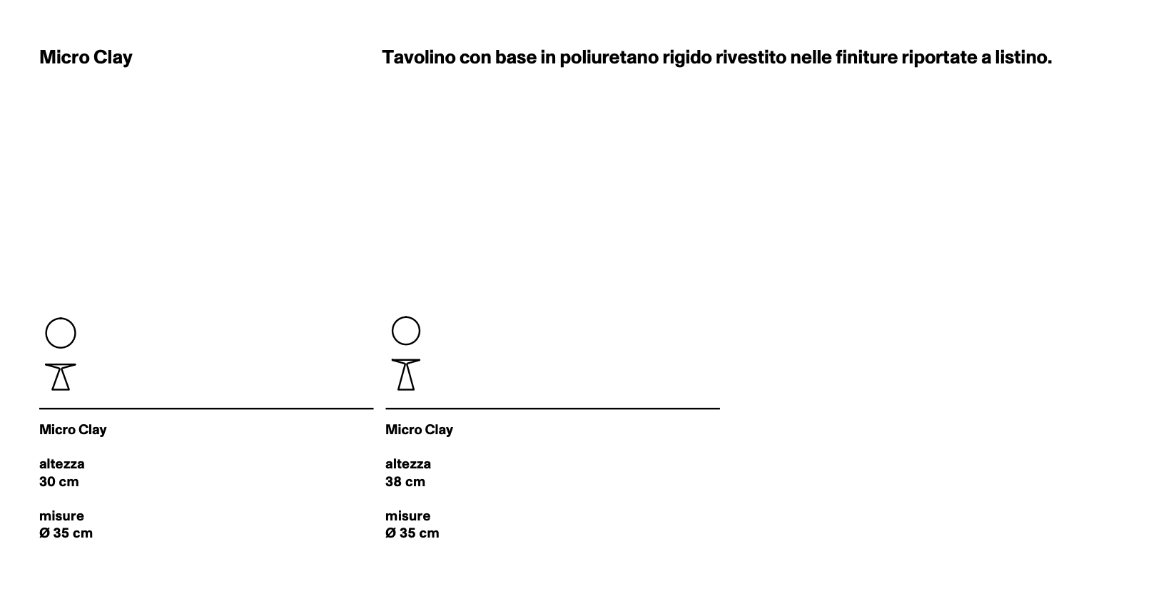 Micro Clay tavolino 279 indoor/outdoor