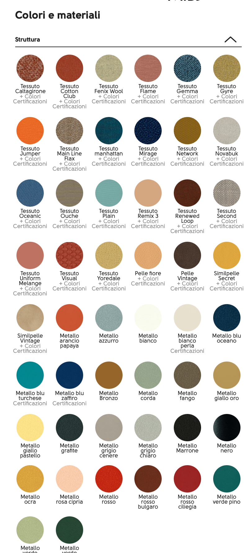 Coffee table Bloom H50 tavolino