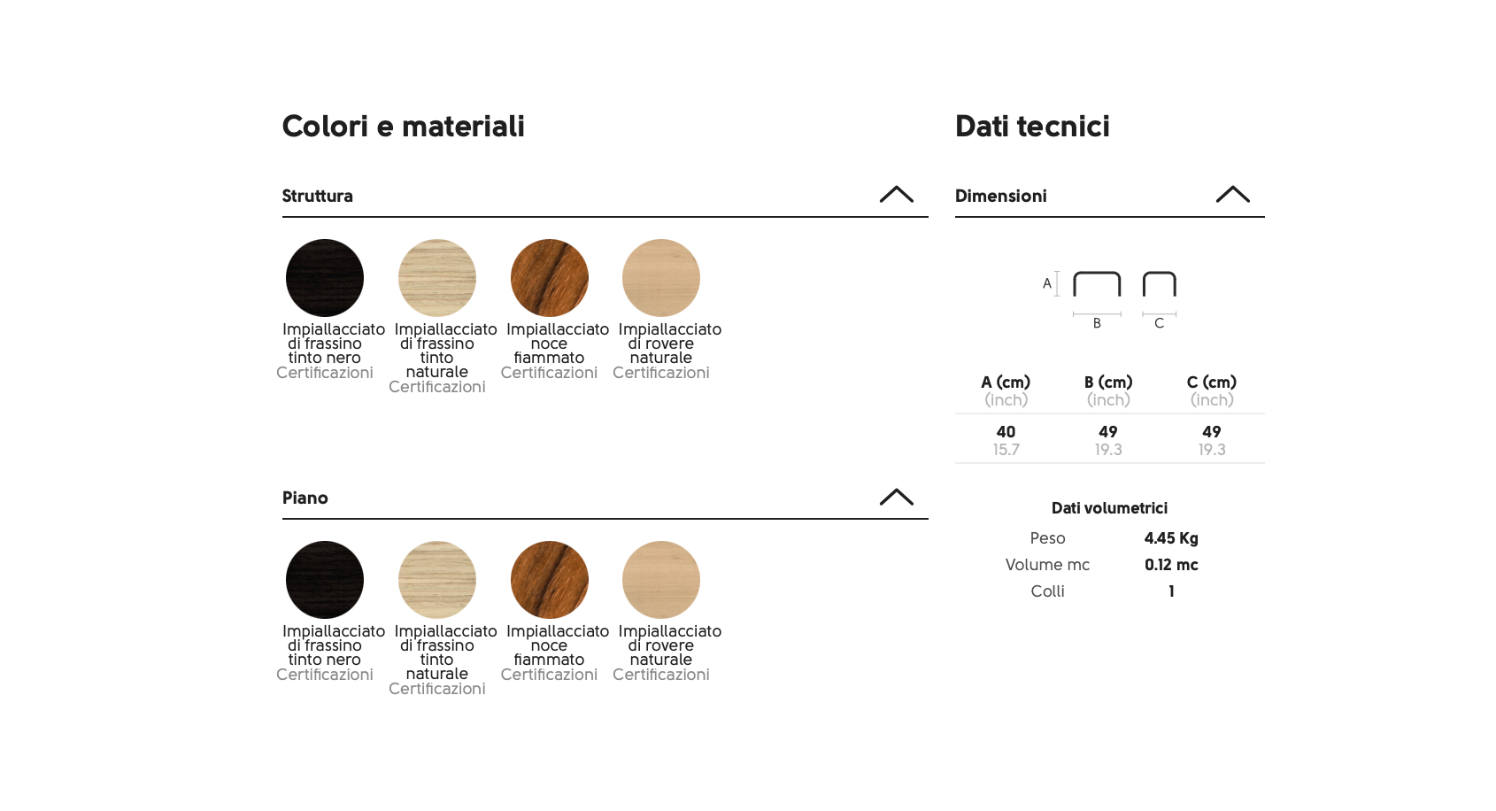 Dalia CTM Coffe Table tavolino