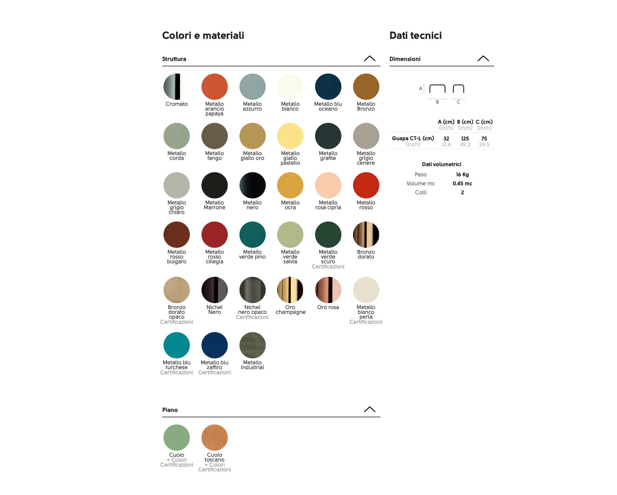 Guapa Coffe Table CT L tavolino