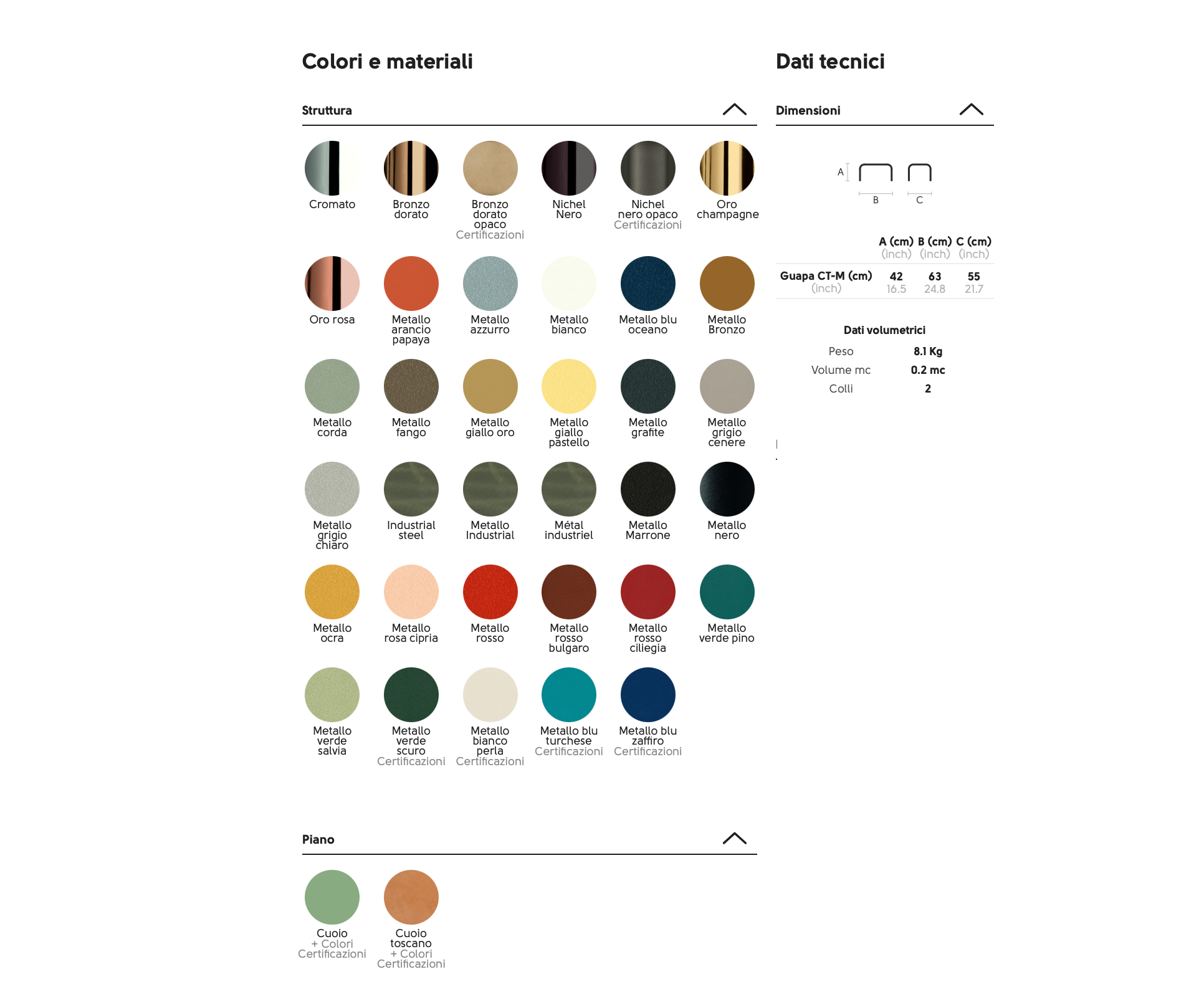 Guapa CT-M Coffee Table tavolino