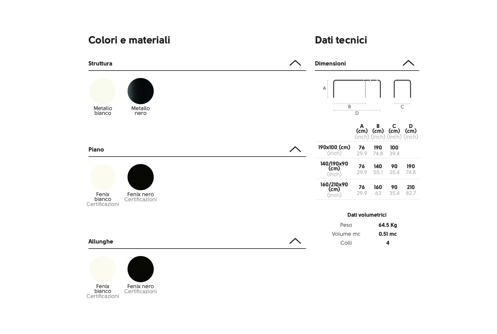 Master tavolo allungabile