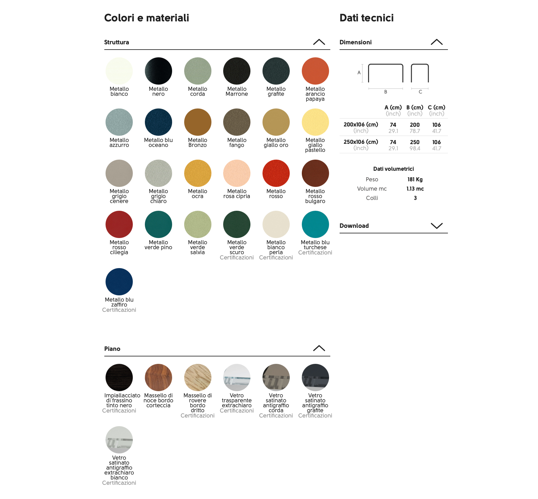 Pechino tavolo fisso