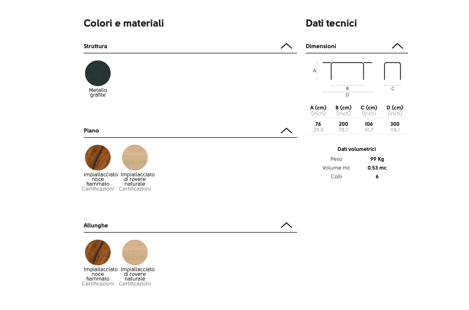 Zeus tavolo allungabile