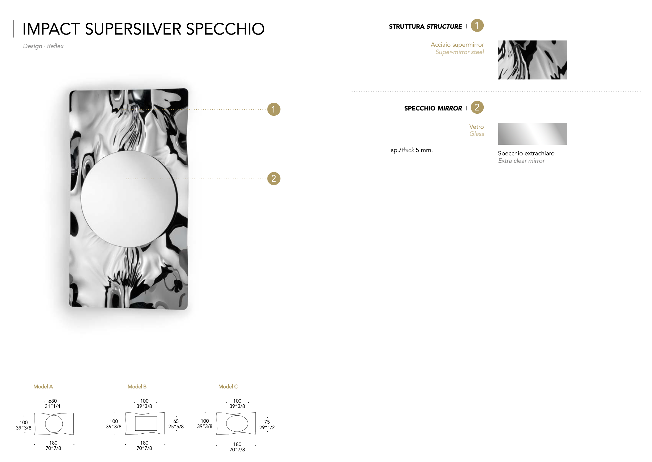Impact Supersilver specchio