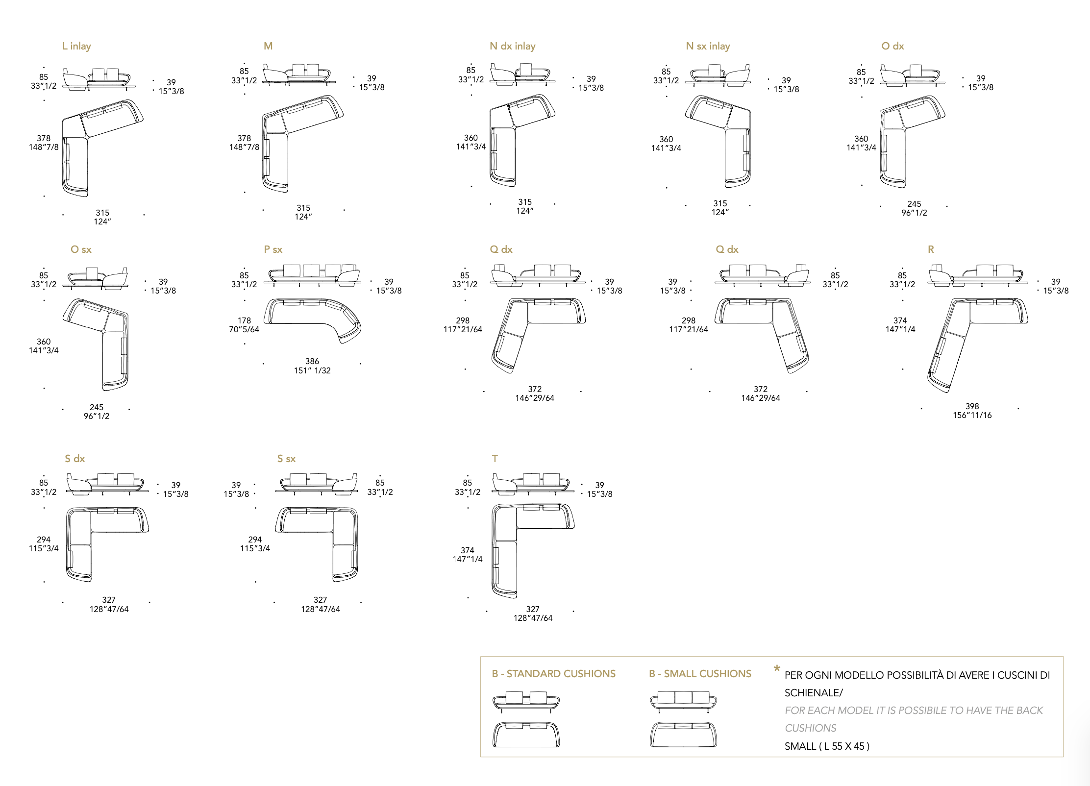 Segno Sofa Wood divano