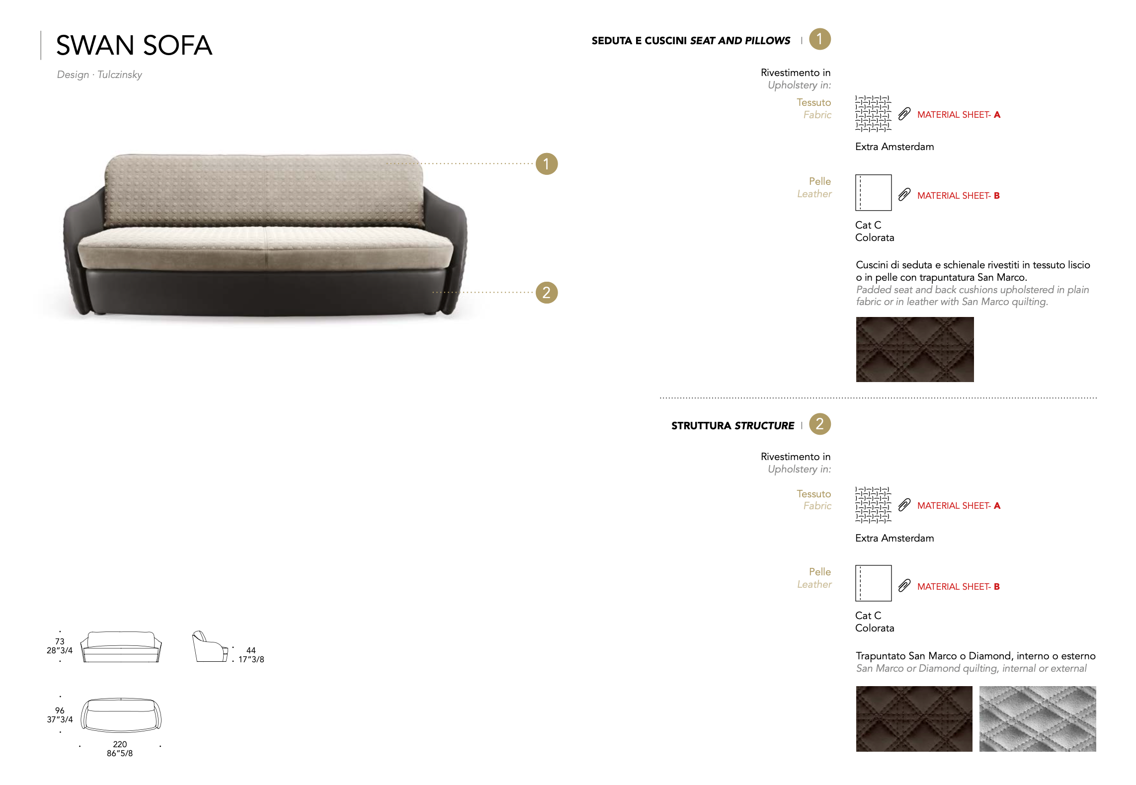 Swan Sofa divano