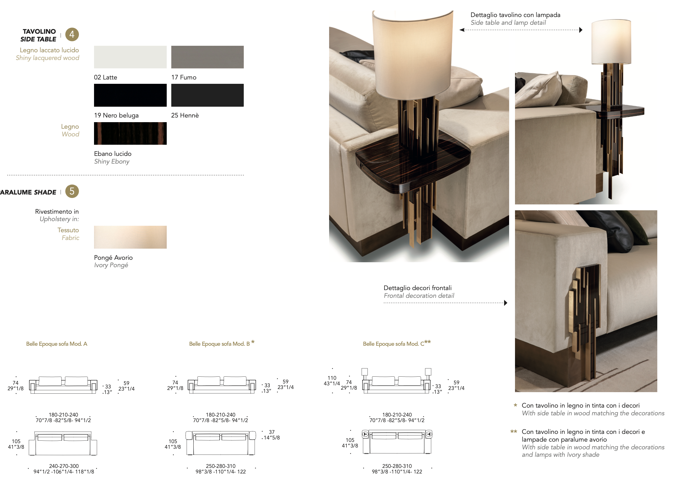 Belle Epoque Sofa divano