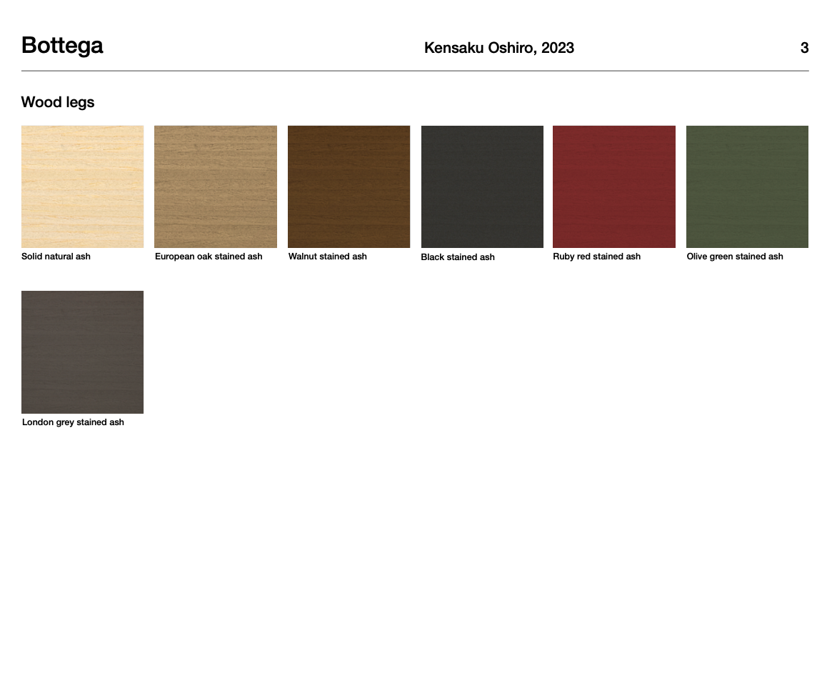 Bottega tavolo con piano rettangolare in legno