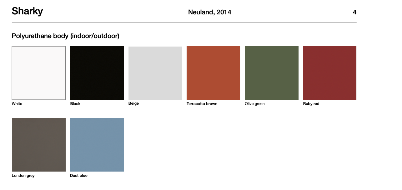 Sharky Alu sedia outdoor