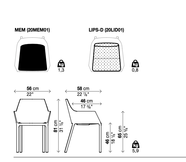 Mem poltroncina indoor/outdoor