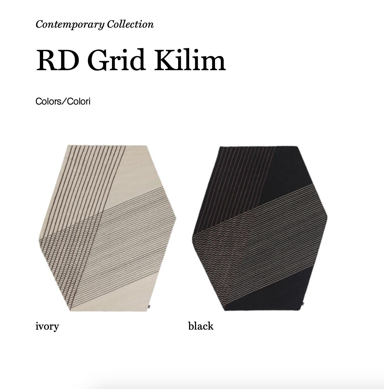 RD Grid Kilim tappeto