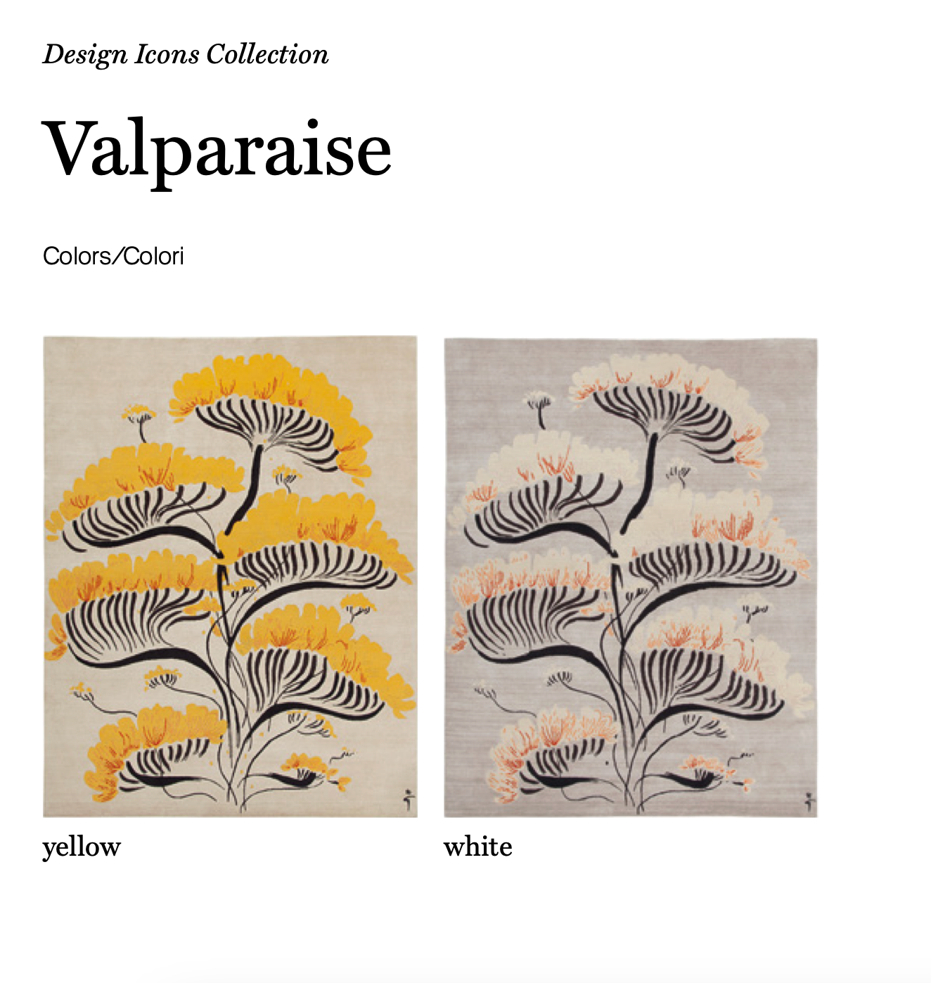 Valparaise tappeto