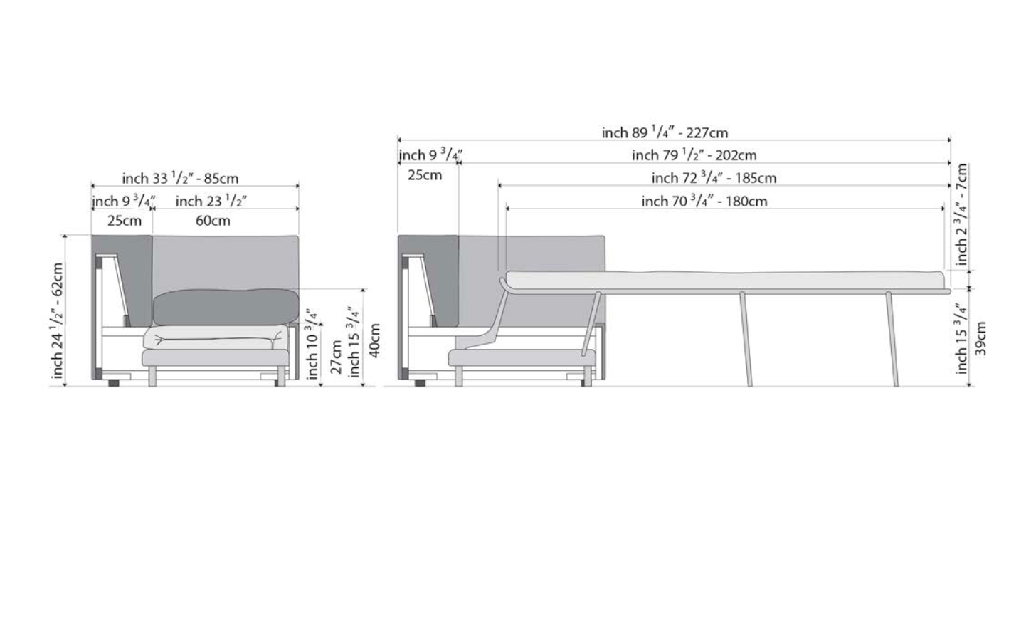 Cuba 25 Sofa Bed divano letto