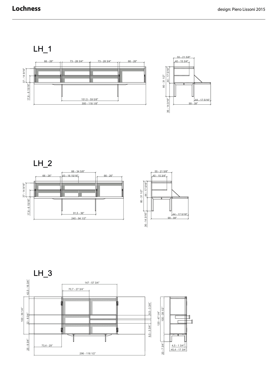 Lochness Cabinet mobile contenitore