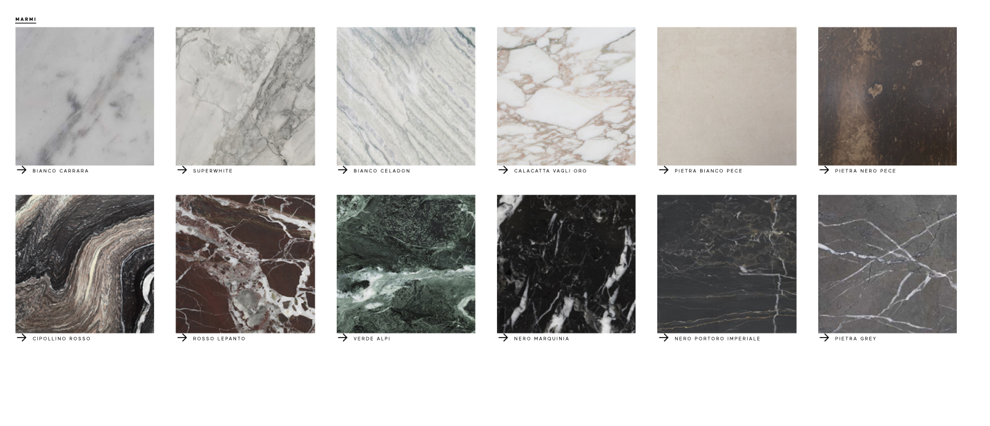 Drum tavolino piano marmo