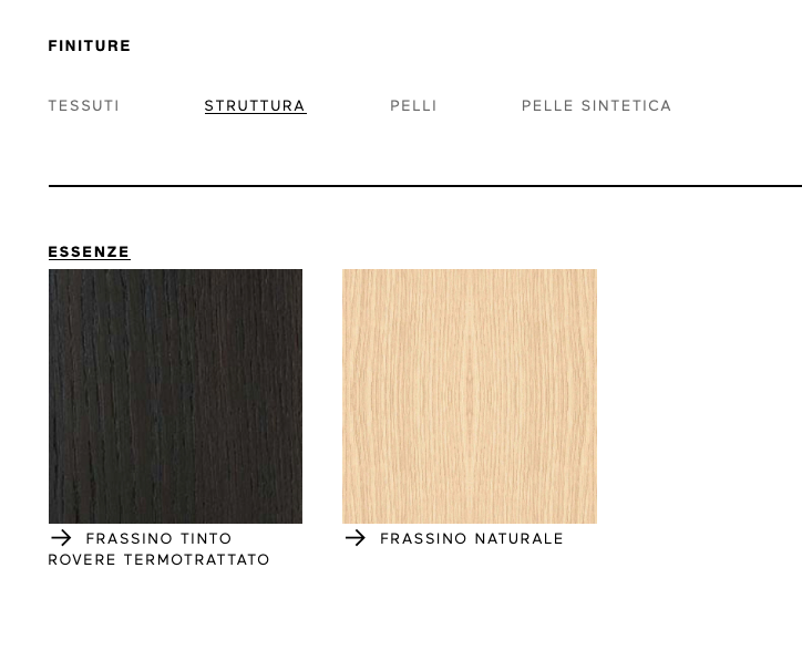 Fred sedia tessuto DA